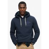 Superdry - M2013700A - Sweatshirt - Marineblauw - Met Capuchon - Casual