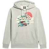 Superdry Tokyo Vl Graphic Hoodie Zwart Man
