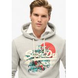 Superdry Tokyo Vl Graphic Hoodie Zwart Man
