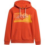 Superdry Outdoor Graphic Stripe Hoodie Oranje Man
