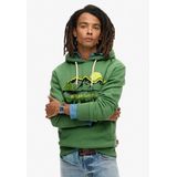 Superdry Cl Great Outdoors Graphic Hoodie Oranje Man