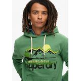 Superdry Cl Great Outdoors Graphic Hoodie Oranje Man