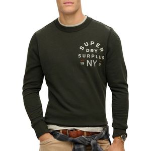 Superdry Surplus Graphic Crew Sweater Heren