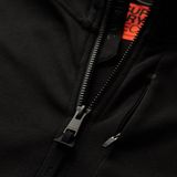 Superdry - M2013743A - Hoodie - Zwart - Katoen, Ritssluiting, Capuchon, Reflecterende Strips