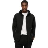 Superdry - M2013743A - Hoodie - Zwart - Katoen, Ritssluiting, Capuchon, Reflecterende Strips