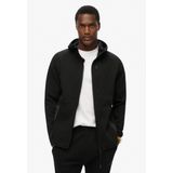 Superdry - M2013743A - Hoodie - Zwart - Katoen, Ritssluiting, Capuchon, Reflecterende Strips