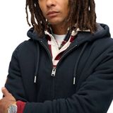 Superdry Sweatvest Borg Lined Navy heren