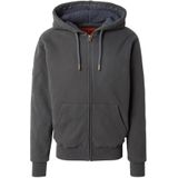 Superdry - Borg Lined Ziphood Vest - Heren - Sweatvest