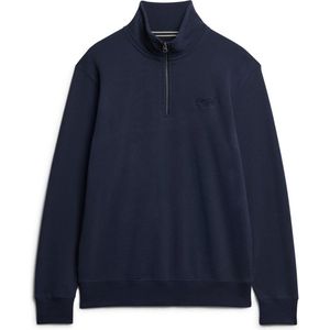 Superdry - Essential Logo Henley Sweatshirt - Grijs - Katoen