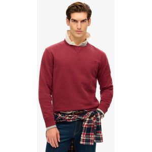 Superdry - M2013751A Essential Logo Crew Sweatshirt - Granaatappel - Katoen - Casual