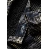 Superdry - M4010720A - Geruit Overhemd - Groen - Met Fleece Gevoerd - Lange Mouwen