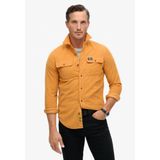 Superdry - Trailsman - Casual Overhemd - Oranje - Katoen - Lange Mouwen