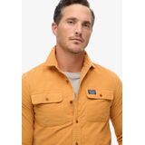Superdry - Trailsman - Casual Overhemd - Oranje - Katoen - Lange Mouwen