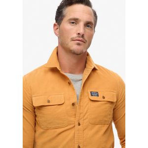 Superdry - Trailsman - Casual Overhemd - Oranje - Katoen - Lange Mouwen