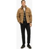 Superdry - Gewatteerd Overshirt - Corduroy - Groen - Lange Mouwen
