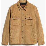 Superdry - Gewatteerd Overshirt - Corduroy - Groen - Lange Mouwen