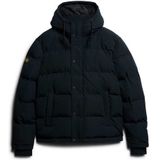 Superdry - Everest - Puffer Jas - Jet Black - Water- en Winddicht