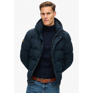 SUPERDRY - Everest Short Puffer Jacket - Jet Black - Waterdicht - Winddicht
