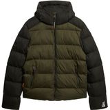 Superdry - M5011903A - Gewatteerd Jack - Sport Navy - Mustard - Gerecycled Polyester