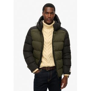 Superdry - M5011903A - Gewatteerd Jack - Sport Navy - Mustard - Gerecycled Polyester