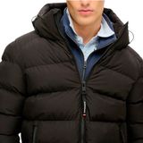 Superdry - M5011905A Sport Jack - Zwart - Gerecycled Polyester - Gewatteerd