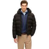 Superdry - M5011905A Sport Jack - Zwart - Gerecycled Polyester - Gewatteerd