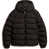 Superdry - M5011905A Sport Jack - Zwart - Gerecycled Polyester - Gewatteerd