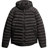 Superdry - M5011906A - Gewatteerd Jack - Zwart - Nylon