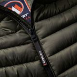 Superdry - M5011906A - Gewatteerd Jack - Groen - Gerecycled Nylon