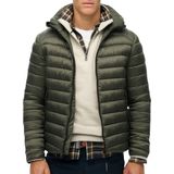 Superdry - M5011906A - Gewatteerd Jack - Groen - Gerecycled Nylon