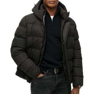 Superdry Steppjacke »HOODED MICROFIBRE SPORT PUFFER«, mit Kapuze