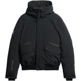 Jack - Zwart - Gerecycled Polyester - Gewatteerd Met Capuchon