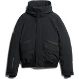 Jack - Zwart - Gerecycled Polyester - Gewatteerd Met Capuchon