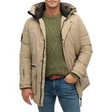 Superdry - City - Gewatteerde Parka - Zwart - Hoofdmateriaal - Verstelbare Capuchon