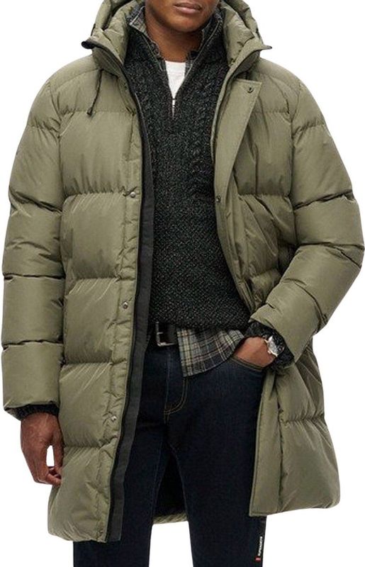 Superdry Hooded Sports Puffer Mid Jkt Heren Jas