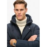 Superdry - M5011917A - Gewatteerd Jack - Marineblauw - Gerecycled Polyester