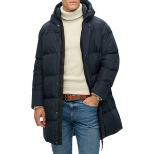 Superdry Steppjacke »HOODED SPORTS PUFFER MID JKT«, mit Kapuze