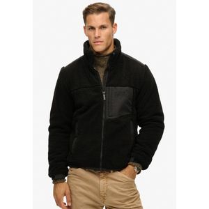 Superdry - Fleece Trekker Jacket - Groen - Fleece - Relaxed Fit