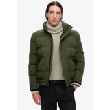 Superdry - Korte Pufferjas - Zwart - Gewatteerd