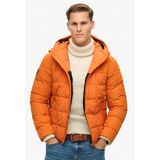 Superdry - Expedition Hooded Puffer Jacket - Jack - Zwart - Gewatteerd