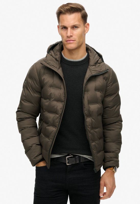 NAVAHOO Wintermantel 'Zuckertatze XIV'  zwart