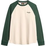 Superdry - Essential Logo - T-shirt - Zwart - Katoen - Lange Mouwen