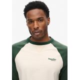 Superdry - Essential Logo - T-shirt - Zwart - Katoen - Lange Mouwen