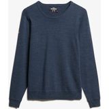 SUPERDRY - Trui - Zwart - Merinoswol - Lange Mouwen