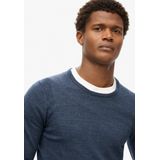 SUPERDRY - Trui - Zwart - Merinoswol - Lange Mouwen