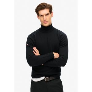 Superdry - M6110625A - Merino Coltrui - Zwart - Casual - Wol
