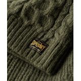 Superdry - Jacob - Gebreide Trui - Donkergrijs - Casual - Acryl - Duurzaam