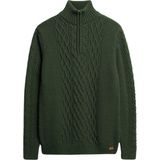 Superdry Jacob Cable Knit Half Zip Trui Heren