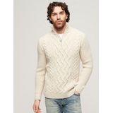 Superdry Jacob Cable Knit Half Zip Heren Trui