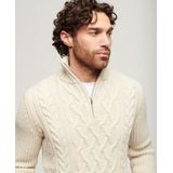 Superdry Jacob Cable Knit Half Zip Heren Trui
